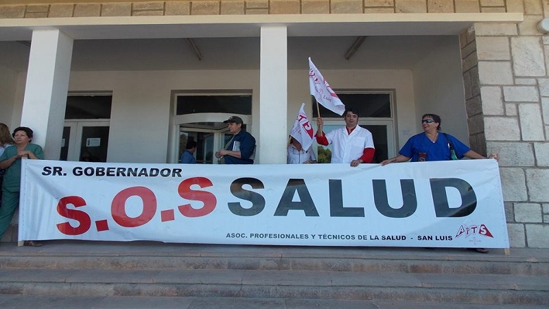 Ataque a la salud pública por parte del gobierno de Alberto Rodríguez Saá 