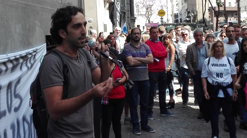 Trabajadores Viales y vecinos de Mataderos contra la venta de la sede del 1° Distrito 