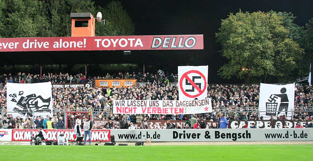 St. Pauli, el club alemán antifascista y de izquierda