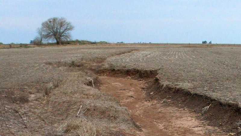 Según estudio del INTA, la superficie de suelo erosionado aumentó en un 200 % en 30 años