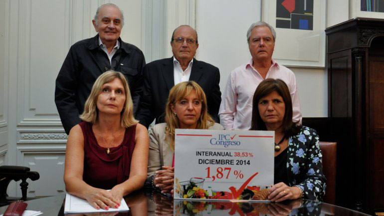 Índice Congreso: la inflación en 2014 fue de 38,5 %