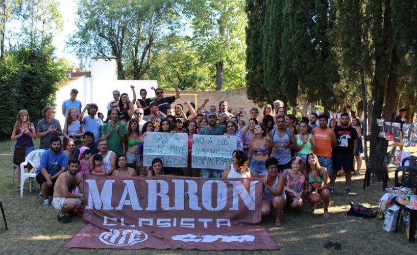 Gran plenario de la Marrón Clasista de ATE en zona sur