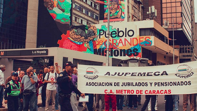 GALERÍA DE FOTOS: Lucha de trabajadores del Metro de Caracas