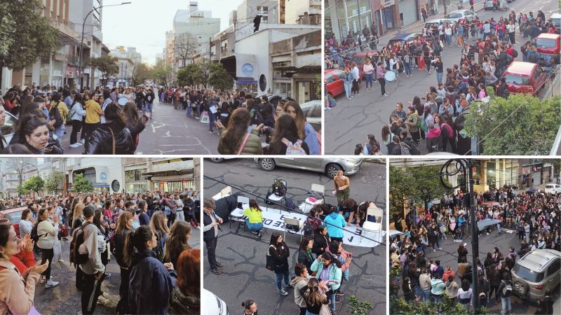 Instituto 9: tras un corte y sentada se evitó el cierre de la carrera de Fonoaudiología