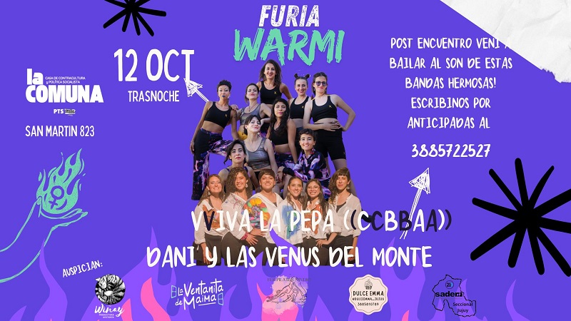 Viva la Pepa junto a Dani García y Las Venus del Monte se presentarán en La Comuna