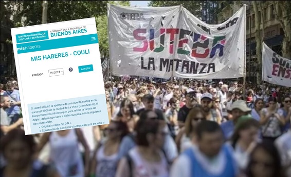 Suteba Multicolor alerta por el recorte de sueldos a docentes