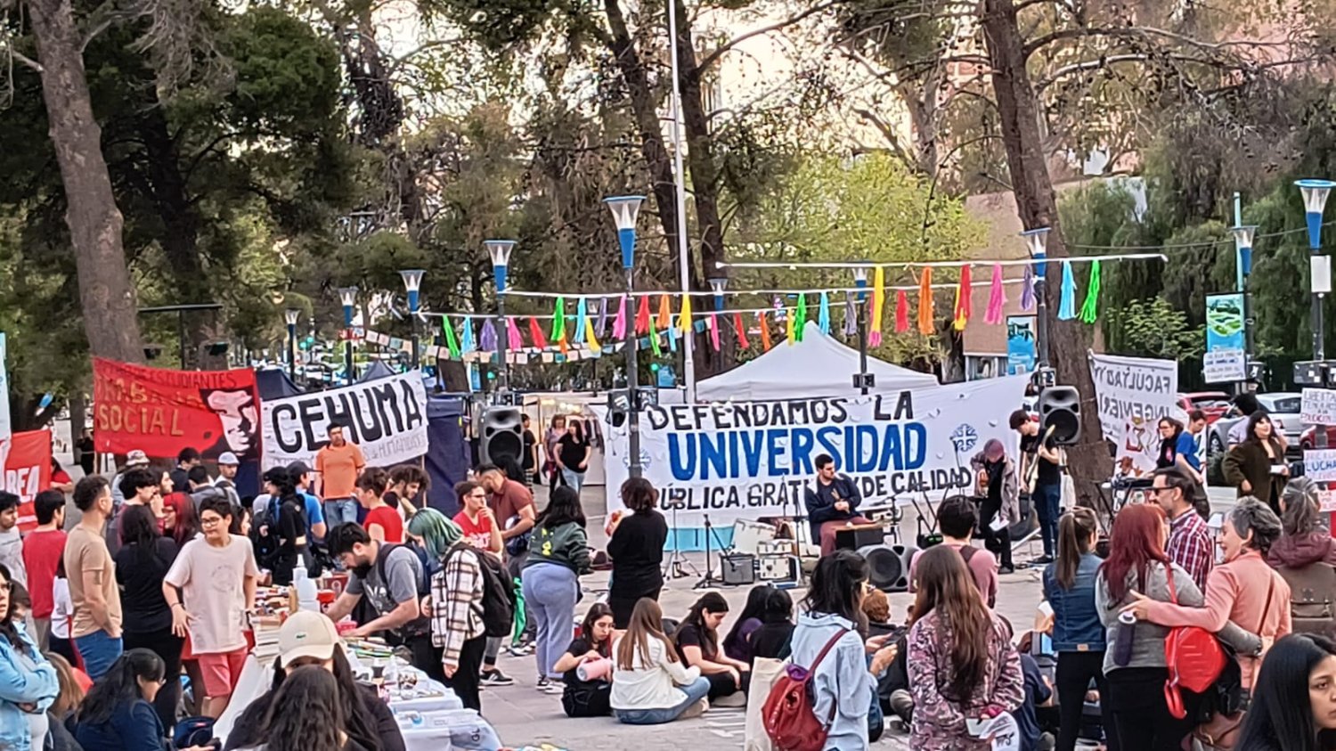 Festival por la universidad pública hacia la marcha del 2 de octubre