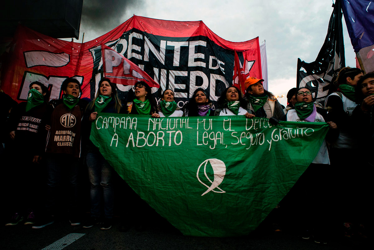 Corte del Puente Pueyrredón en el paro nacional del 25 de septiembre 2018. 