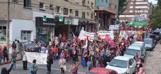 Multitudinarias movilizaciones en todo Río Negro