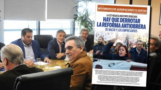 Salió el folleto contra la "reforma laboral" de Macri