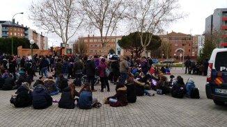 Estado español: represión y detenidas en Burgos durante la huelga de mujeres