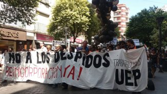 La Plata: comienza la movilización de los trabajadores de la UEP 