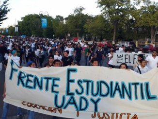 Huelga en la Universidad Autónoma de Yucatán