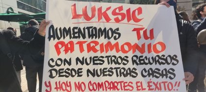 Comienza la huelga de los trabajadores contra la filial bancaria del clan Luksic