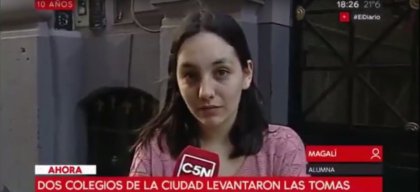 Magali Peralta estudiante del colegio Carlos Pellegrini en C5N - YouTube