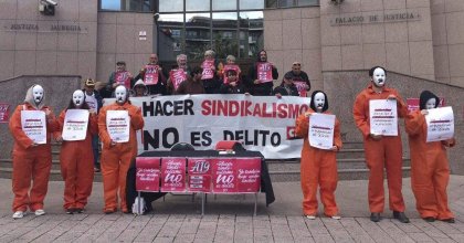 "Hacer sindicalismo no es delito": movilización unitaria por las 6 de la Suiza