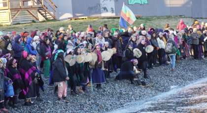  Con una ceremonia ancestral, empezó el 36° Encuentro Plurinacional de Mujeres y disidencias 