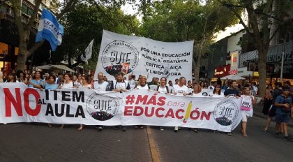 Resurge la fuerza de los trabajadores de la educación de Mendoza