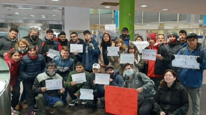 Estudiantes de la EPET N°17 de Neuquén: "Queremos estudiar, pero necesitamos mejores condiciones"