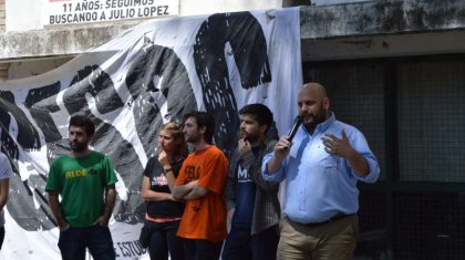 Crivaro: “Aunque nos quieran callar, seguiremos reclamando por Santiago Maldonado”