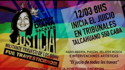 Say Sacayán: "El asesinato de Diana fue un travesticidio" - YouTube