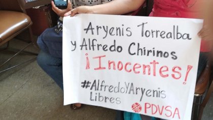 Exigen libertad plena para Alfredo y Aryenis, acusados por Tareck El Aissami y uno de los jueces detenido por corrupción