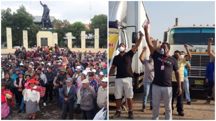 Transportistas y gremios agrarios inician paralización nacional este 27 de junio