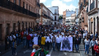 Miles inundan las calles de Zacatecas en repudio al feminicidio de Cinthia Nayeli