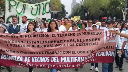 Damnificados exigen que la reconstrucción sea con dinero público