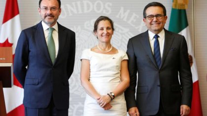 Quinta ronda del TLCAN será en la Ciudad de México