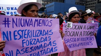 Mujeres peruanas: “Somos 2074 y muchas más”