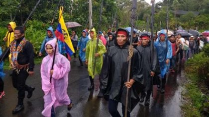 La Confederación de Nacionalidades Indígenas de Ecuador marcha para pedir “más diálogo”