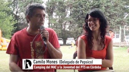 Camping del MAC y la Juventud del PTS en Córdoba - YouTube