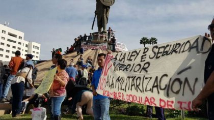 Protestan en Tijuana contra Ley de Seguridad Interior