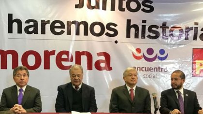 Morena en coalición con la derecha cristiana para el 2018