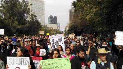 Miles de personas salen a las calles contra la Ley de Seguridad Interior 