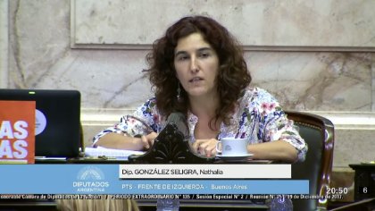 Diputada González Seligra Nathalia - Sesión 19-12-2017 - PL - YouTube