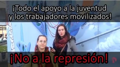 Trabajadores y Estudiantes de la Universidad de Toulouse contra la represión de Macri - YouTube