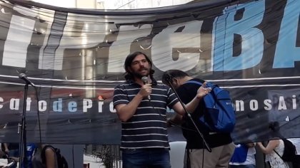 ((Video)) Nicolás Del Caño llevó su apoyo a los trabajadores de los medios públicos