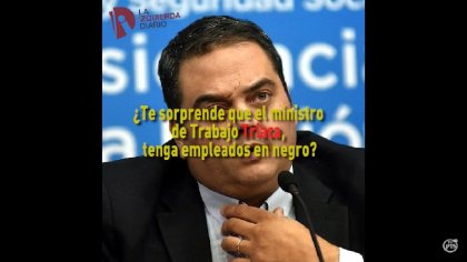 Triaca, el ministro del Trabajo…en negro - YouTube