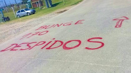 Despidos en Bunge: trabajadores convocan movilización al Ministerio de Trabajo en Campana