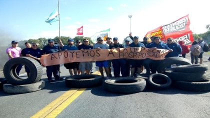 Trabajadores de Fanazul apoyan la lucha de los despedidos del Hospital Posadas