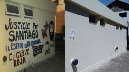 Rosario: borran mural de justicia por Santiago Maldonado en la Ciudad Universitaria