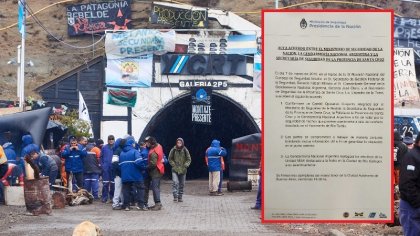 Alicia Kirchner, Macri y Gendarmería acuerdan operativo que incluye inteligencia contra los mineros