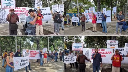 Se realizó concentración en Caracas iniciando la campaña por una Navidad sin trabajadores presos