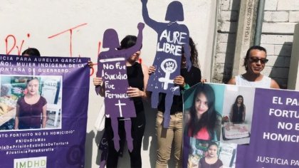 Libertad para Aurelia, presa por aborto involuntario 