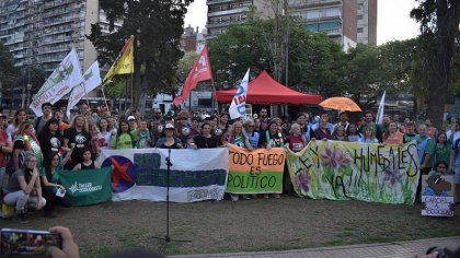 Rosario marchó contra las quemas del Delta exigiendo #LeydeHumedalesConsensuadaYA