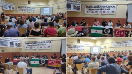 Exitoso encuentro sindical estatal en Puerto Real, Cádiz, sobre los desafíos y perspectivas de la clase trabajadora