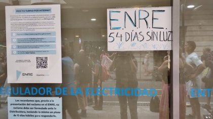 Sin luz desde la tormenta: Asamblea Isleña movilizó al Ente Nacional Regulador de la Electricidad