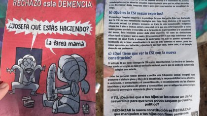 La nefasta propaganda electoral por parte de votantes del rechazo en torno a la educación sexual